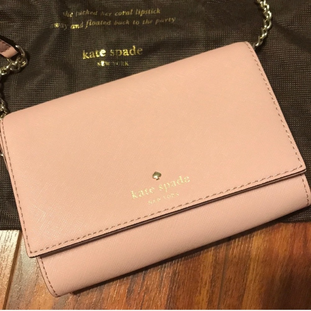 Kate Spade crossbody in blush pink